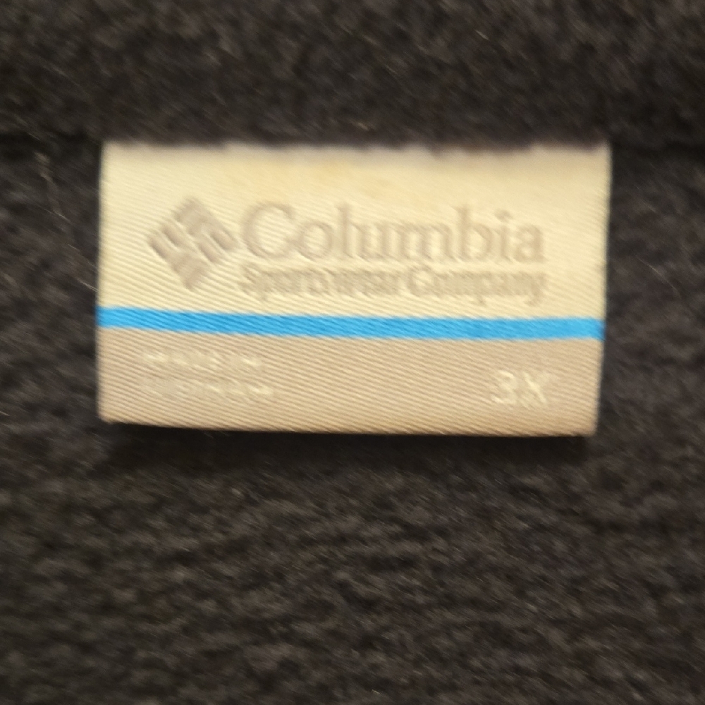 Columbia Dark Gray Fleece Vest - Picture 2 of 4